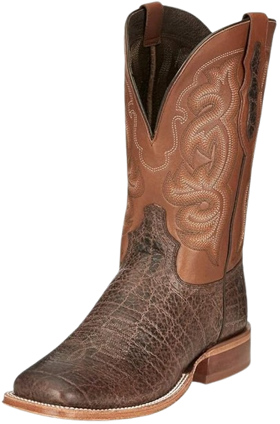 Calf Country Wedding Boots Snip Toe Brown